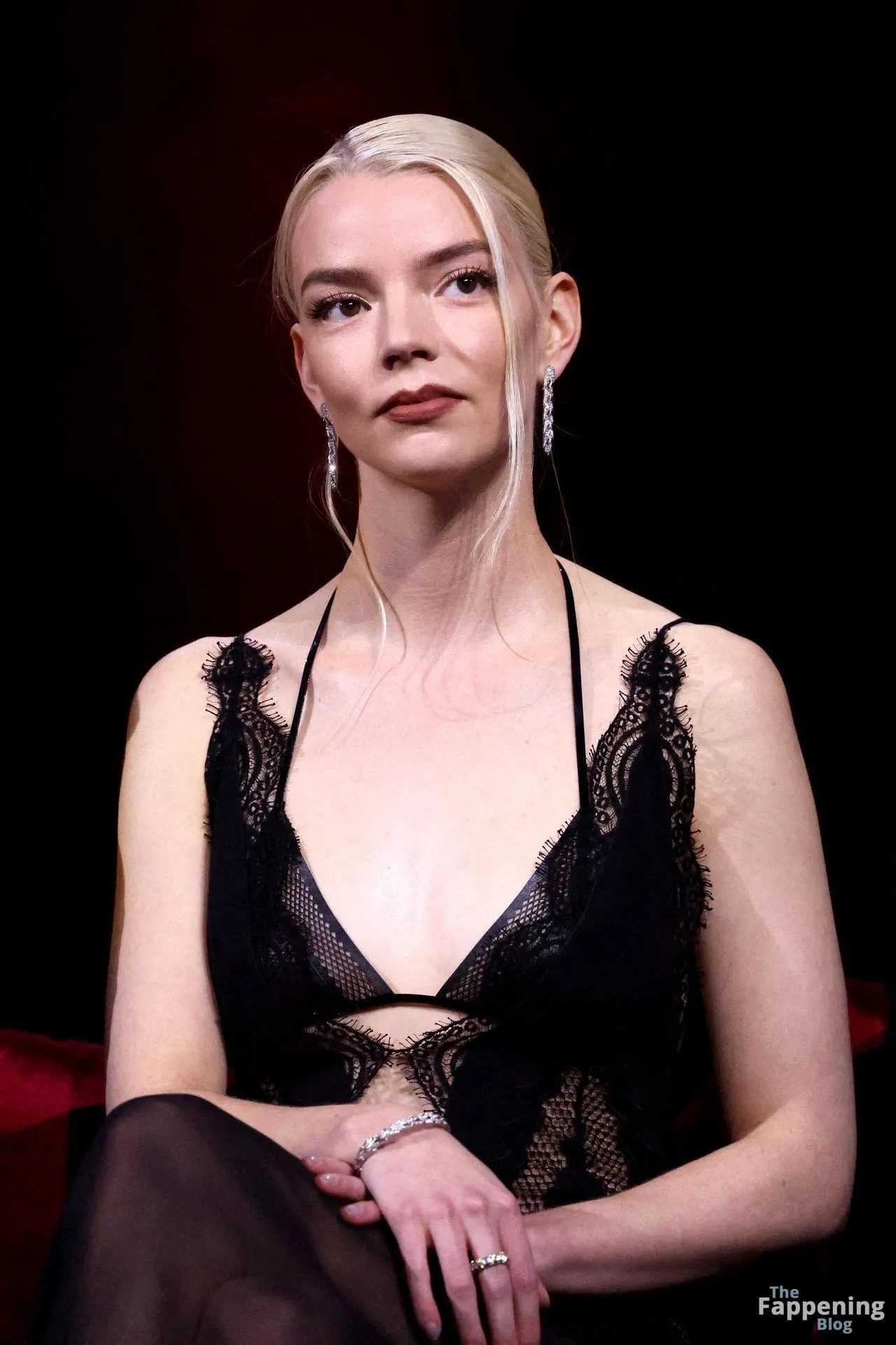 Anya Taylor-Joy Looks Sexy in a Black Lace Dress at the 22nd Marrakesh Film Festival (111 Photos)