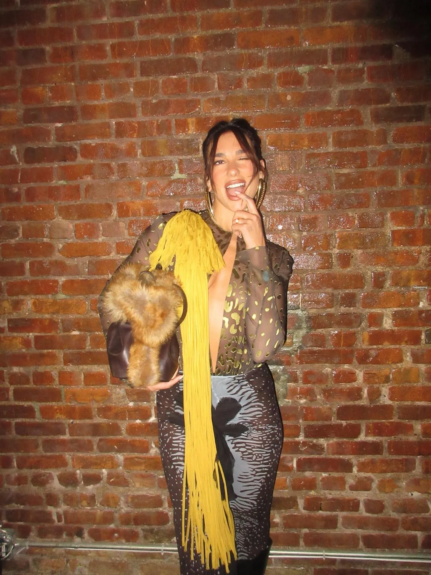 Dua Lipa Flashes Her Nude Tits (5 Photos)
