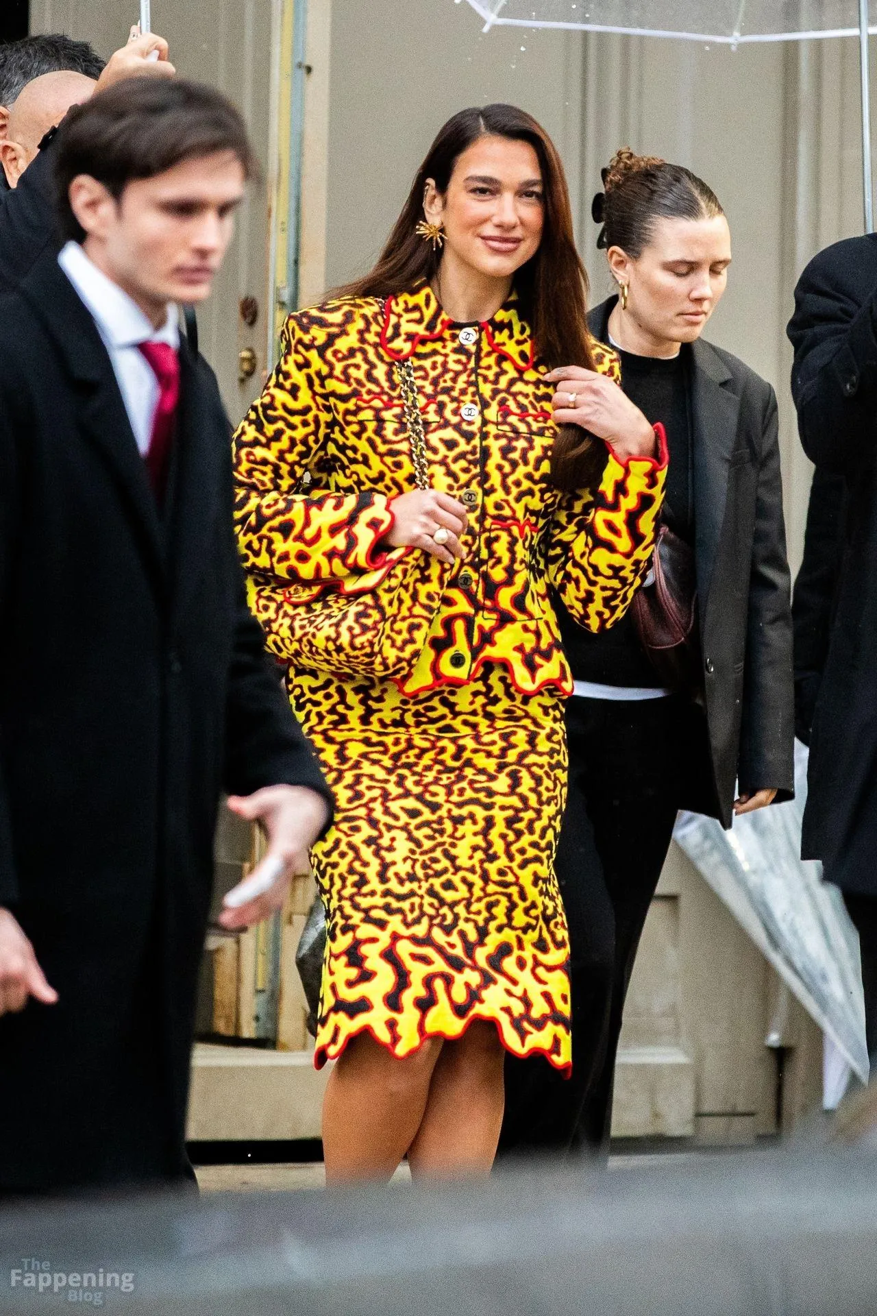 Dua Lipa Stuns in a Yellow Chanel Dress in Paris (27 Photos)
