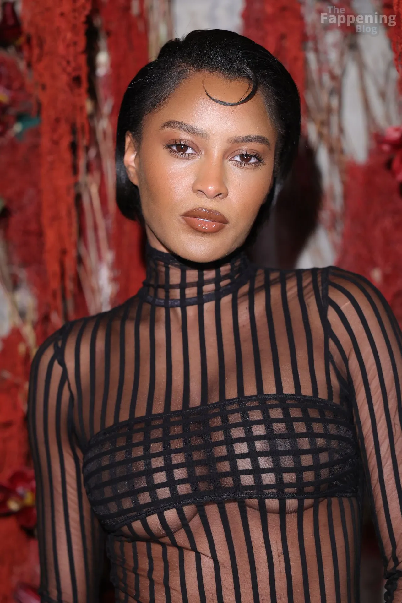 Ciara Miller Flashes Her Nude Tits at the LaQuan Smith Fashion Show (10 Photos)