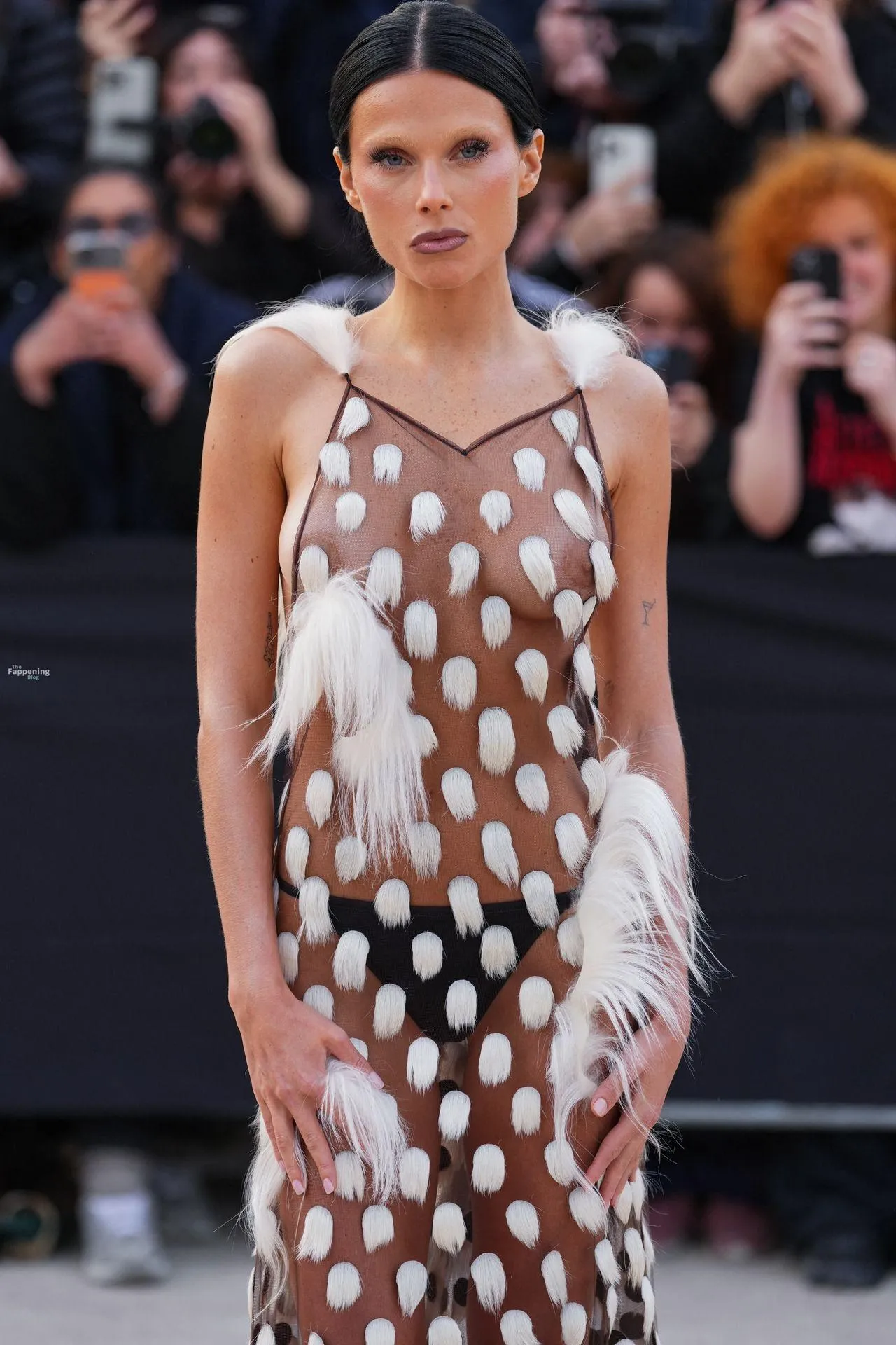 Valentina Zenere Flashes Her Nude Tits in Paris (45 Photos)